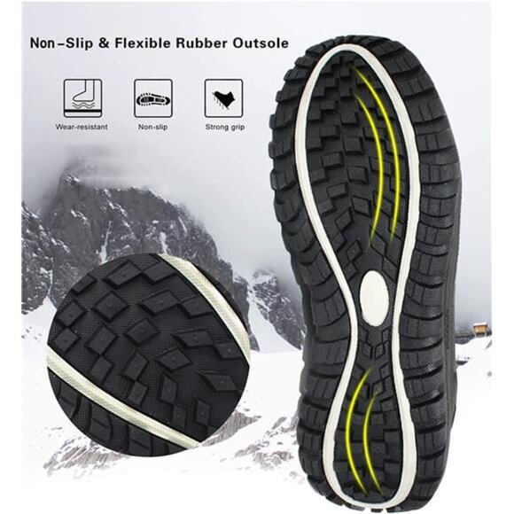 Men\'s Winter Snow Boots Outdoor Warm Mid Calf Waterproof Durable Boot Non-Slip main image 4